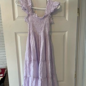 Hill House Ellie nap dress lilac linen